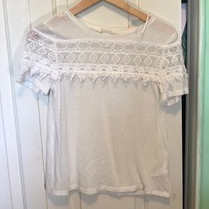 H&M All White Shirt